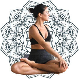 Yoga Pose with Bohemia Background Yoga Pose with Bohemia Background